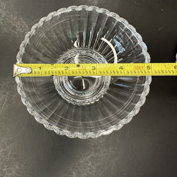 Cristal D'Arques Carrousel 4 1/2" Candy Dish 24% Genuine Lead Crystal Paris - Picture 5 of 16